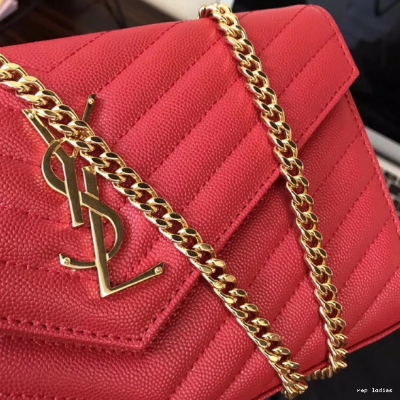 Repzbay REP YSL CHAIN WALLET MATELASSÉ CASSANDRE 0728